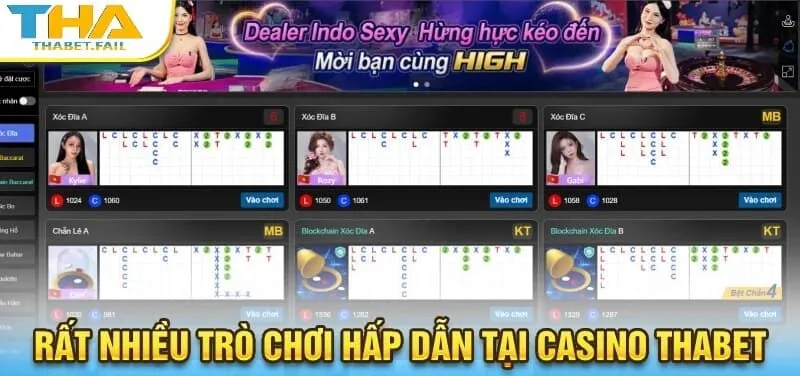 Casino Thabet 6 Casino Thabet tự hào sở hữu đa dạng các trò chơi baccarat thú vị, phù hợp với mọi đối tượng người chơi.